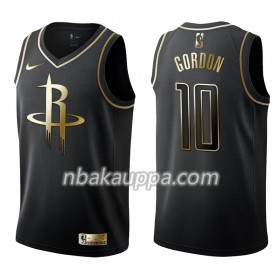 Houston Rockets Eric Gordon 10 Nike Musta Golden Edition Pelipaidat Swingman - Miesten
